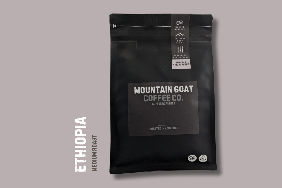 Ethiopia Yirgacheffe - Medium Roast - Core Range (Milk Chocolate, Pear, Floral)