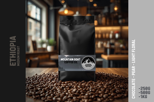 Ethiopia Yirgacheffe - Medium Roast - Core Range (Milk Chocolate, Pear, Floral)